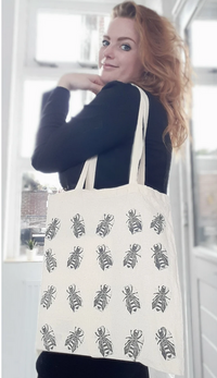 totebag, bees, 100 kronor